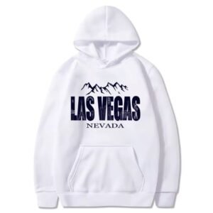 White Hoodie With Las Vegas Logo