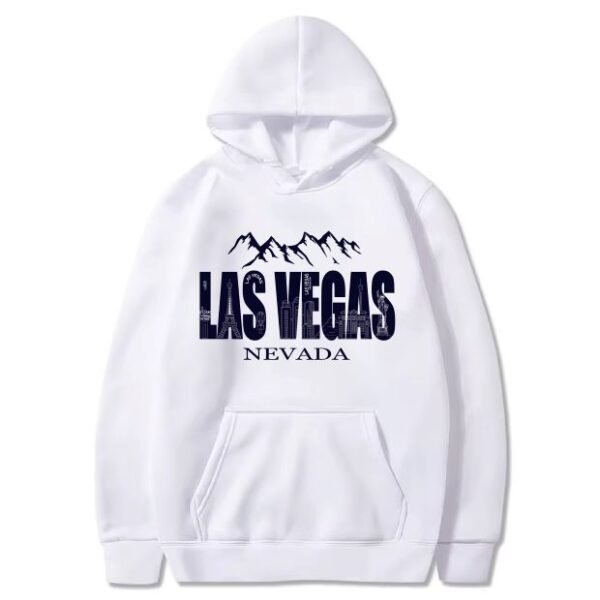 White Hoodie With Las Vegas Logo