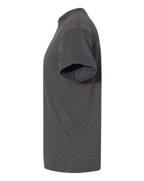 Heather Charcoal-Colored T-shirt With New York Logo.