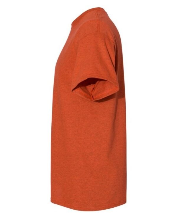 Heather Antique Orange-Colored T-shirt With Texas Logo.