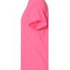 Safety Pink-Colored T-shirt With Miami, Florida Logo With Flamingos.
