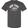 Heather Charcoal-Colored T-shirt With New York Logo.